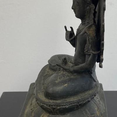Sitting Bronze Buddha Figurine