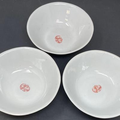 Early 20th Century 3 Chinese Dish Plates