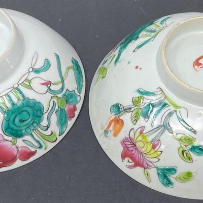 Two Early 20th Century Chinese Dish Plates