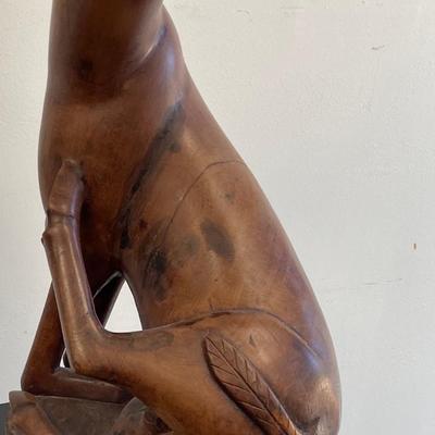 Large African Antelope Statue 29 x 12