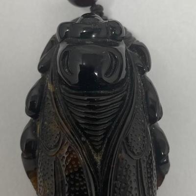 Antique Chinese Amber Pendant