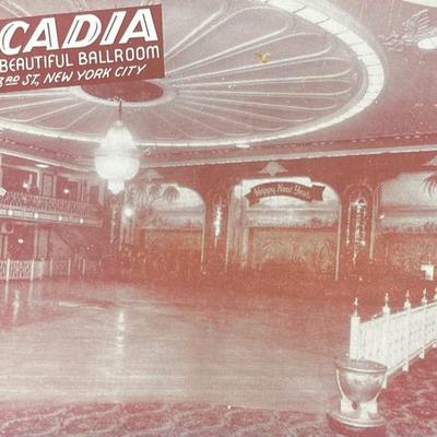 The New Arcadia Ballroom by Advertisement