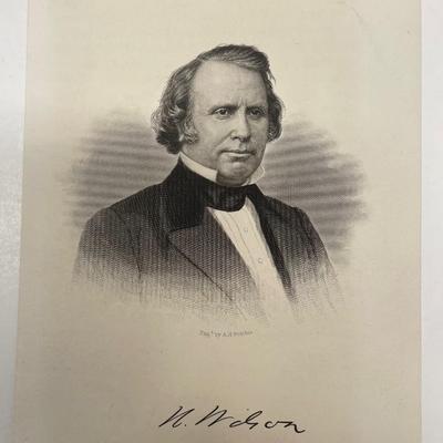 Henry Wilson Engraved by A. H. Ritchie