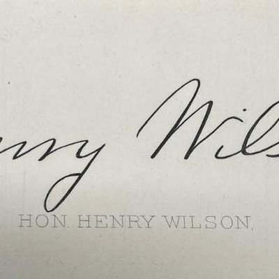 Henry Wilson Unknown