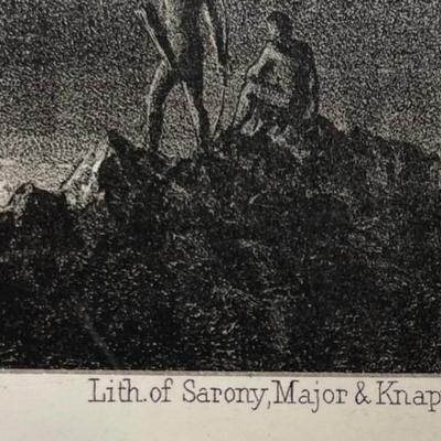 Sarony, Major &  Knapp Lith, Dead Mountain Mojave Valley