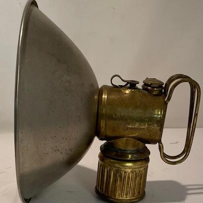 Antique maritime lamp / marked JUSTRITE/ PAT. MAY 7 1912