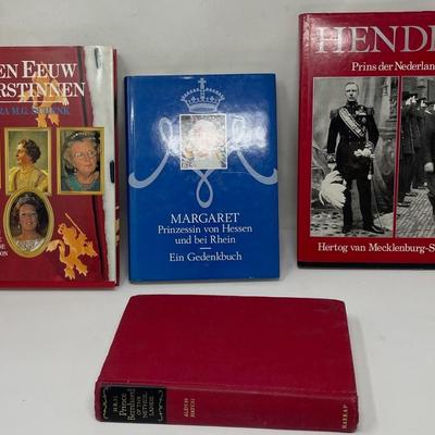 Collection 4 Books Netherlands Royal Family