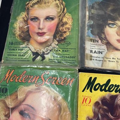 Collection Six Screen Movie Magazines 1930's