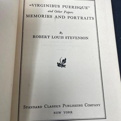 Collection 9 Books by Robert Louis Stevenson 1931