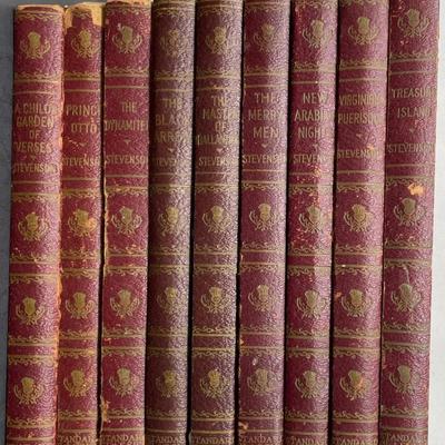 Collection 9 Books by Robert Louis Stevenson 1931