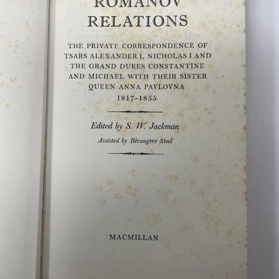 Romanov Relations The Private Correspondence of Tsars