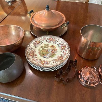 Copper Kitchenware Lot