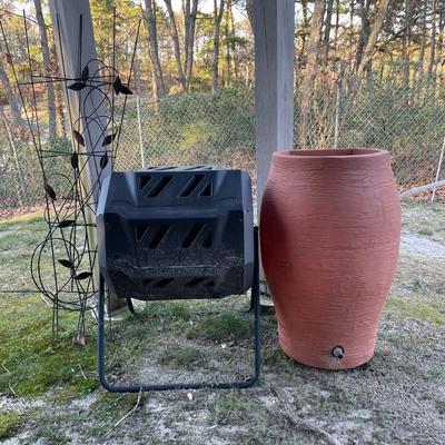 Gardening Rainwater Jug and Tumbler Lot