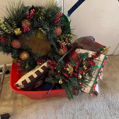 Holiday Wreath and Mini Tree Lot