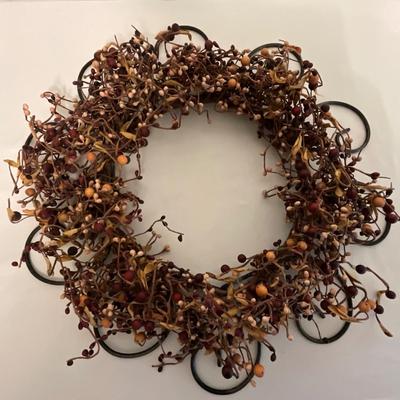 Metal decorated Wreath