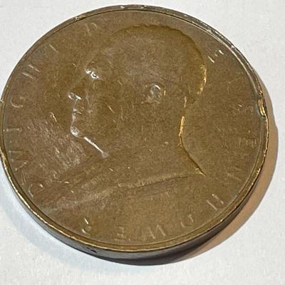 1953 Dwight D. Eisenhower Inaugural Day Medal as Pictured.