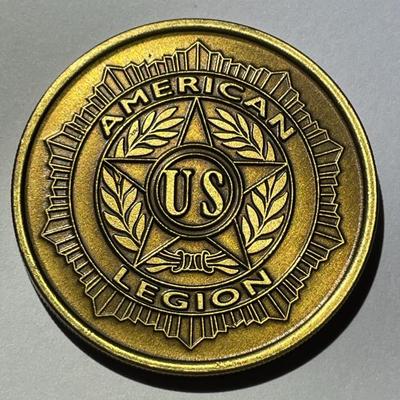 US American Legion VIETNAM the WALL Bronze Medal in Good Preowned Condition.