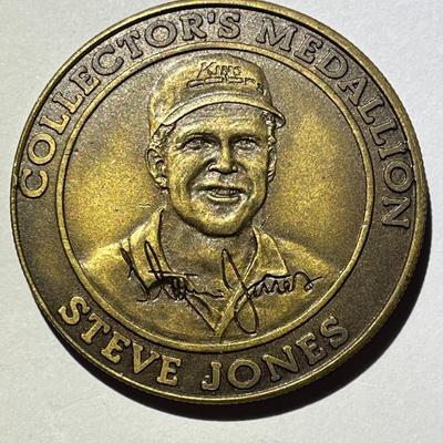 Steve Jones Collector's Brass Medallion PGA Tour Partners Club Signature Series as Pictured.