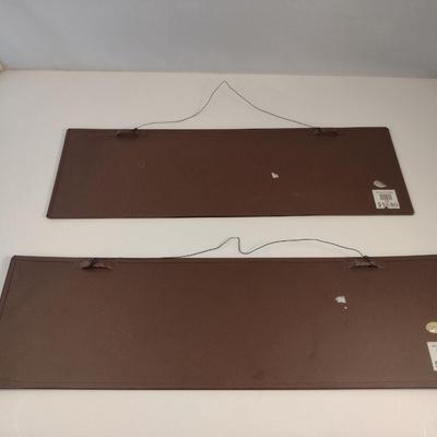 Decorative Tin Signs 'Hope' and 'Faith'