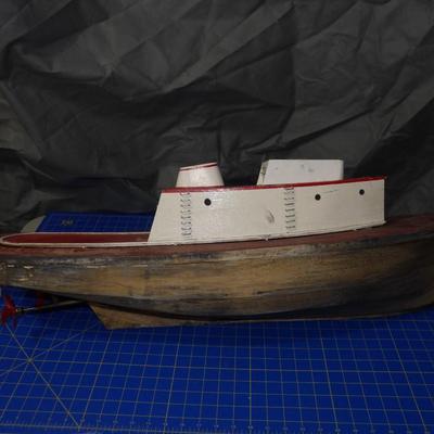 Antique/Vintage Folk Art R/C Boat