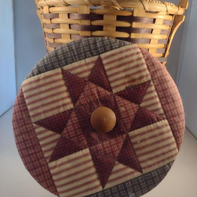 Hand Woven, Artisan Created Basket with Lid