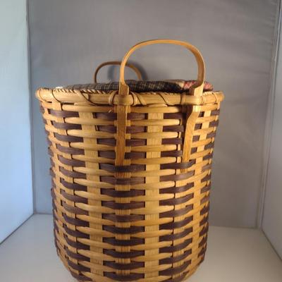 Hand Woven, Artisan Created Basket with Lid