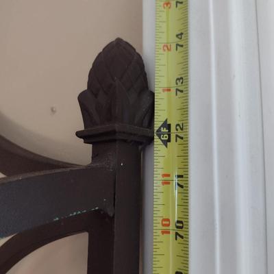 Metal Frame Baker's Rack with Glass Shelves