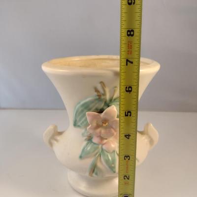 Vintage McCoy Hand Painted Vase- Approx 6 1/2" Tall