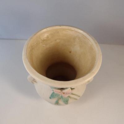 Vintage McCoy Hand Painted Vase- Approx 6 1/2" Tall