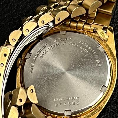 Seiko yellow Gold Watch
