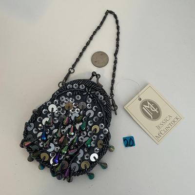 Vintage style beaded mini bag by Jessica McClintock