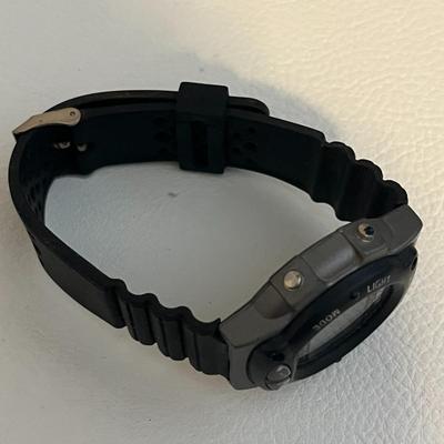 Black Wrangler Quartz Digital Wristwatch & Alarm Digital Wristwatch