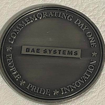 Bradley Master,United Defence,fighting vehicle,BAE Systems Challenge Coin with Enamel