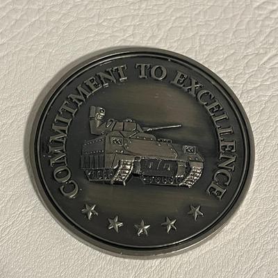 Bradley Master,United Defence,fighting vehicle,BAE Systems Challenge Coin with Enamel