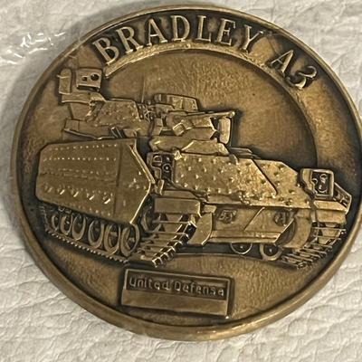 Bradley Master,United Defence,fighting vehicle,BAE Systems Challenge Coin with Enamel