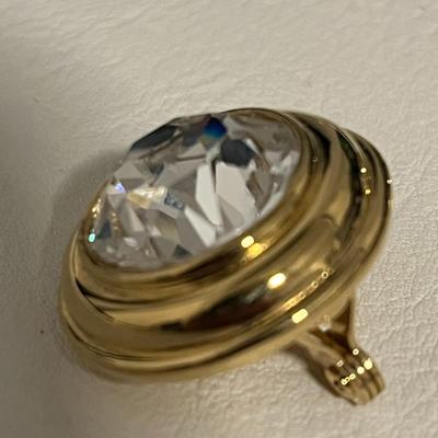 Vintage "Mother" Brooch Pin Gold Tone With clip-on earrings, and Studs