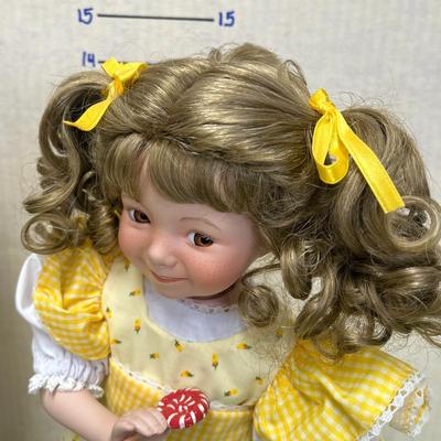 Porcelain Doll "Sunshine and Lollipops"