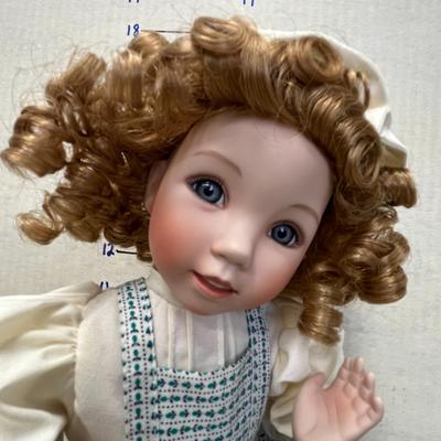 Porcelain Doll "Curly Locks"
