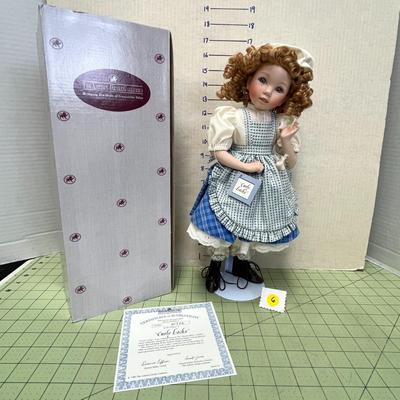 Porcelain Doll "Curly Locks"