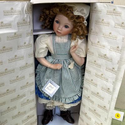 Porcelain Doll "Curly Locks"