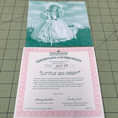 Porcelain Doll "Little Bo Peep"