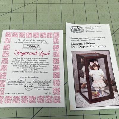 Porcelain Doll "Sugar and Spice"