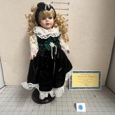 1997 Limited Edition - Victorian Rose Collection Porcelain Doll