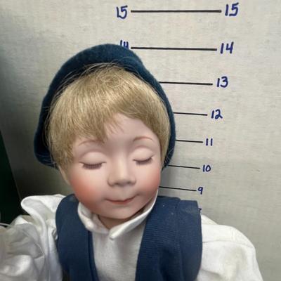 Little Boy Blue Porcelain Doll
