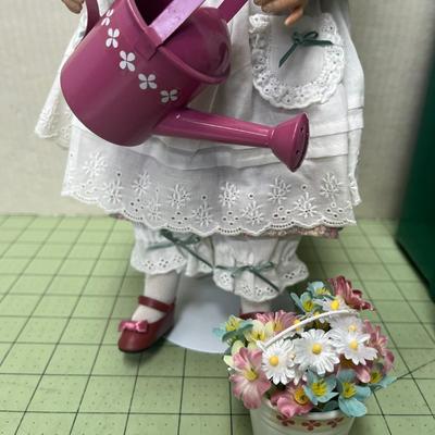 Mary, Mary Quite Contrary Porcelain Doll