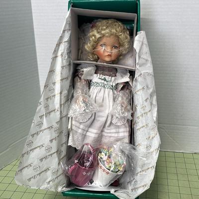 Mary, Mary Quite Contrary Porcelain Doll