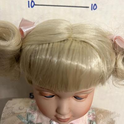 The Danbury Mint Judy Belle Bedtime Prayers Porcelain Doll