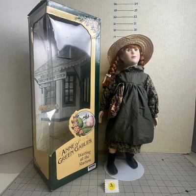 Anne of Green Gables 18" Doll Waiting at The Station