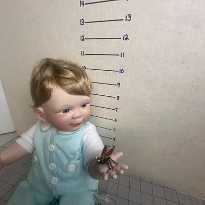 Ashton Drake "Andrew" Porcelain Collectors Doll w/Firefly 1996 - FIRST EDITION