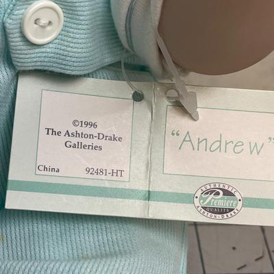 Ashton Drake "Andrew" Porcelain Collectors Doll w/Firefly 1996 - FIRST EDITION